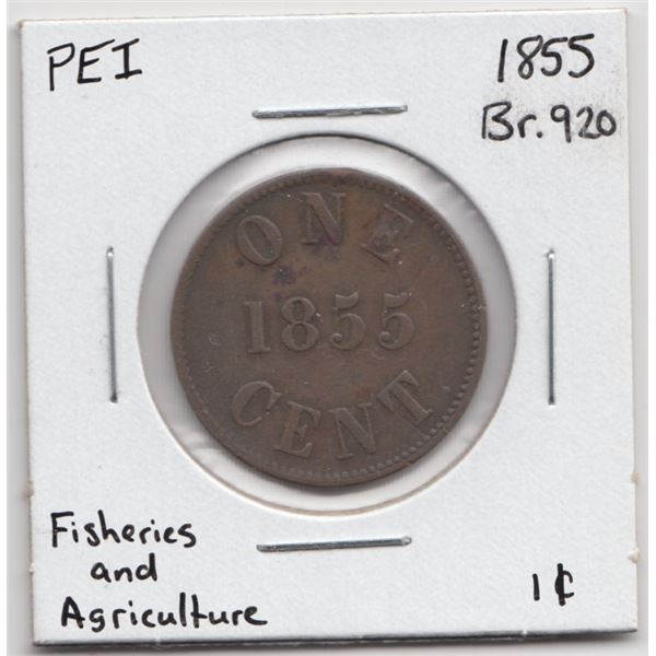 1855 PEI One Cent Token