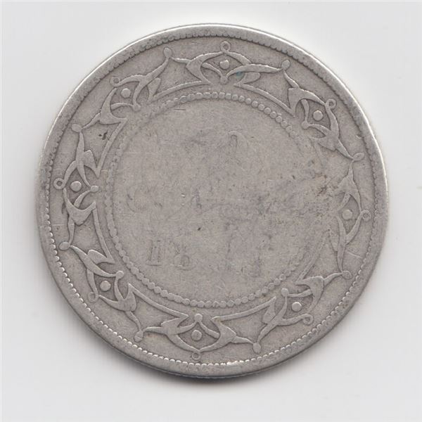 1881 Newfoundland 50 Cent Silver Coin