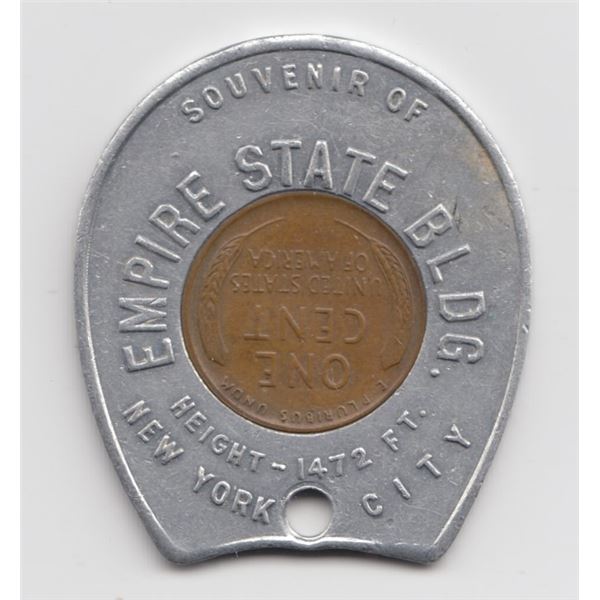 1952 Empire State Building Encased Cent