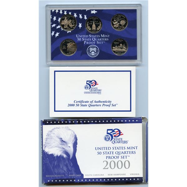 2000 US State Quarter Proof Set