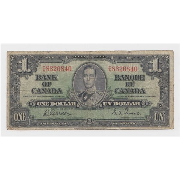 1937 Bank of Canada $1 Note