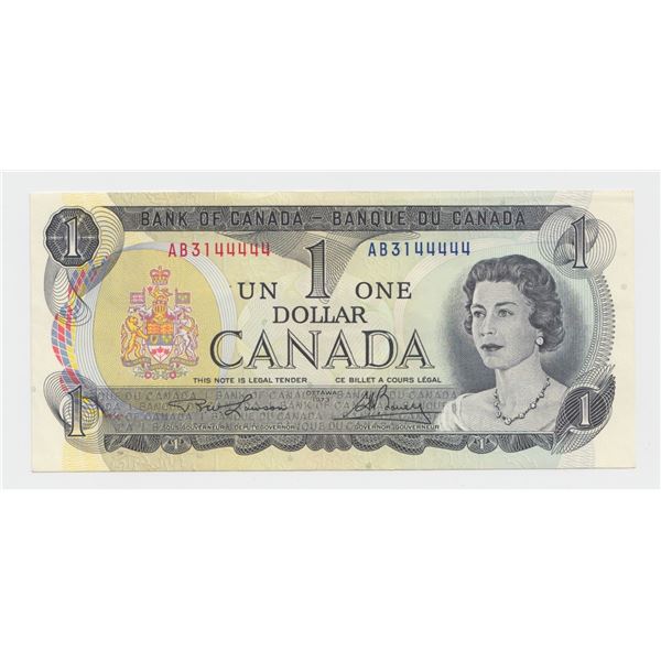 1973 Bank of Canada $1 Note