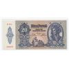 1941 Hungary 20 Pengo Note
