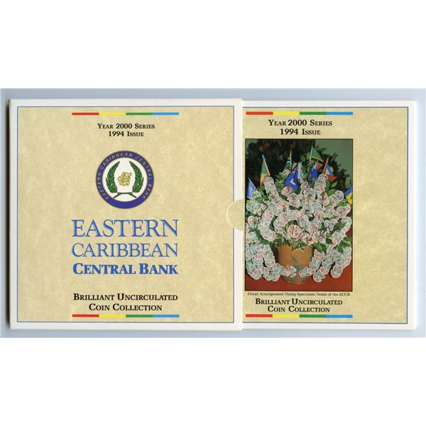 1994 East Caribbean States BU Coin Set