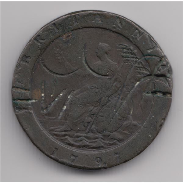1797 Great Britain 2 Pence Coin