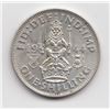 1944 Great Britain 1 Shilling Silver Coin