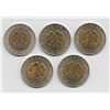 Image 2 : 1994 Russia 50 Roubles Set of 5 Coins