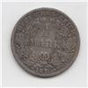 1876 C Germany 1 Mark Silver Coin