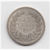 Image 1 : 1848 Netherlands 25 Cent Silver Coin