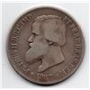 1888 Brazil 2000 Reis Silver Coin
