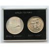 Israel / Egypt Struck for Peace Silver Coin Set