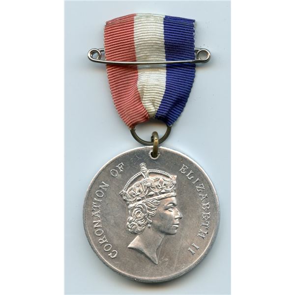 1953 Saint John NB Coronation Medal