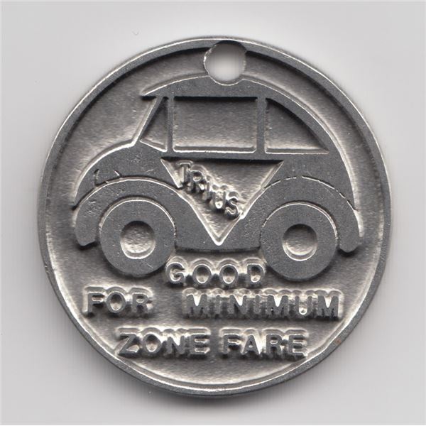 Fredericton NB Trius Taxi Token