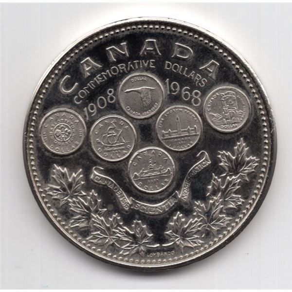 1968 Canada Commemorative Dollars Medal