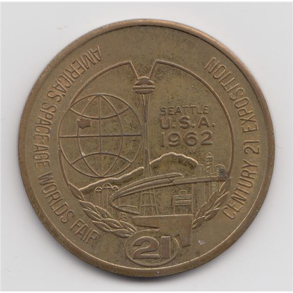 1962 Century 21 World's Fair $1 Token