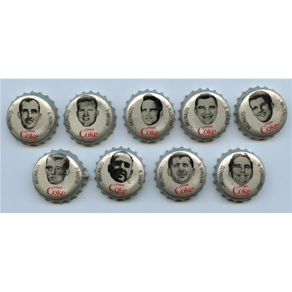 1960s Coke CFL Argonauts Football Caps