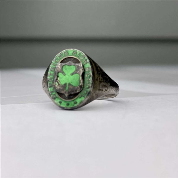 1955 St Patrick's High School Silver Ring