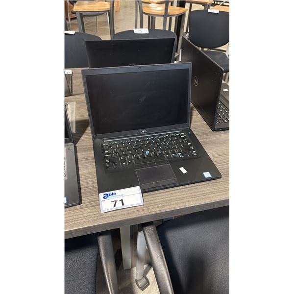 DELL LATITUDE 7490 13" ULTRABOOK - WIPED HARD DRIVE