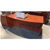 Image 2 : CHERRY BOW FRONT EXECUTIVE DESK