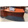 Image 2 : CHERRY BOW FRONT EXECUTIVE DESK