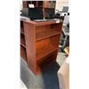 CHERRY 3-TIER 48" HEIGHT BOOK SHELF