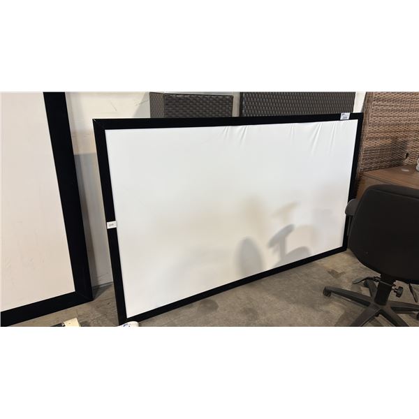 92-INCH WHITE FIXED FRAME PROJECTION SCREEN