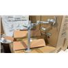 SILVER ALUMINUM SINGLE LCD MONITOR ARM MDL: 100-LCD1-SL