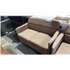 Image 3 : BROWN LOVE SEAT AND AN ARM CHAIR