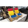 2 NORDIC CHILD ROCKER CHAIRS