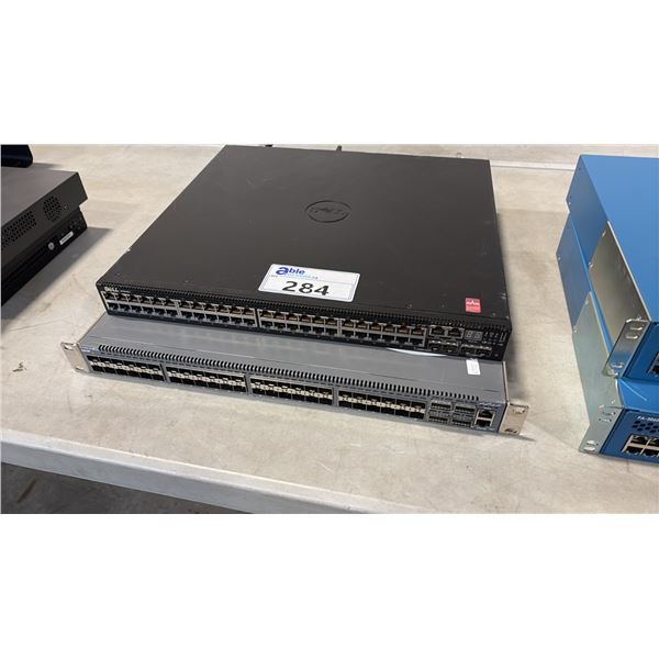 2 DELL NETWORK SWITCHES INCL FORCE10 S4810P