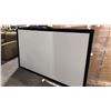 92-INCH GREY FIXED FRAME PROJECTION SCREEN