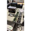 Image 1 : MISCELLANEOUS ITEMS INCL MICROSOFT SURFACE BOOKS 1 CRACK SCREEN  1 NO OS, GRAPHICS CARDS, QI