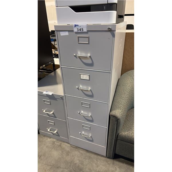 BEIGE 4-DRAWER METAL FILE CABINET