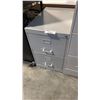 BEIGE 2-DRAWER METAL FILE CABINET