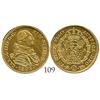 Image 1 : Madrid, Spain, bust 2 escudos, Charles IV, 1801FA, contemporary counterfeit made in gold-plated PLAT