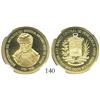 Image 1 : Venezuela, proof 5000 Bolivares, 1995, Sucre Bicentennial, encapsulated NGC PF-70 Ultra Cameo.