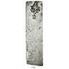 Image 1 : Neatly formed silver ingot, 1936 grams, about 98.5% fine, with stamps of the Amsterdam chamber of th