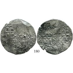 Mexico City, Mexico, cob 8 reales, Philip III, assayer F.