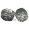 Image 1 : Potosi, Bolivia, cob 4 reales, Philip III, assayer T, Grade 1.