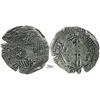 Image 1 : Potosi, Bolivia, cob 8 reales, 16(5)1E/O, with 2 countermarks on shield side (rare): crowned-O and c