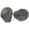 Image 1 : Potosi, Bolivia, cob 8 reales, 1654E.