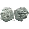 Image 1 : Lima, Peru, cob 4 reales, 1659(V), "Star of Lima," very rare. Consolacion (1681)