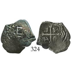 Mexico, cob 1 real, (16)54(P), rare.