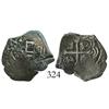 Image 1 : Mexico, cob 1 real, (16)54(P), rare.