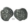 Image 1 : Potosi, Bolivia, cob 2 reales, 1676E.