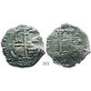 Image 1 : Potosi, Bolivia, cob 8 reales, 1675E.