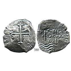 Potosi, Bolivia, cob 8 reales, 1679C.