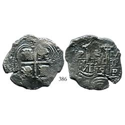 Potosi, Bolivia, cob 8 reales, 1679V.