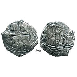 Potosi, Bolivia, cob 8 reales, 1679V.