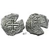 Image 1 : Potosi, Bolivia, cob 4 reales, 1677E.